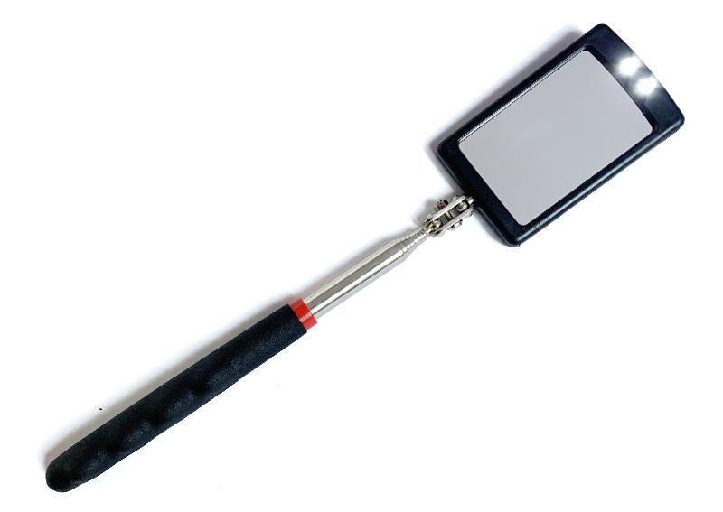 Recangle Inspection Mirror With 2LED