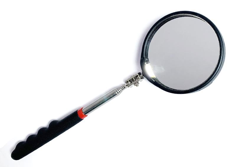 80mm Inspection Mirror With LED Light