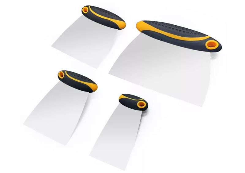 4pcs Stainless Steel Body Filler And Putty Spreaders/Scraper set