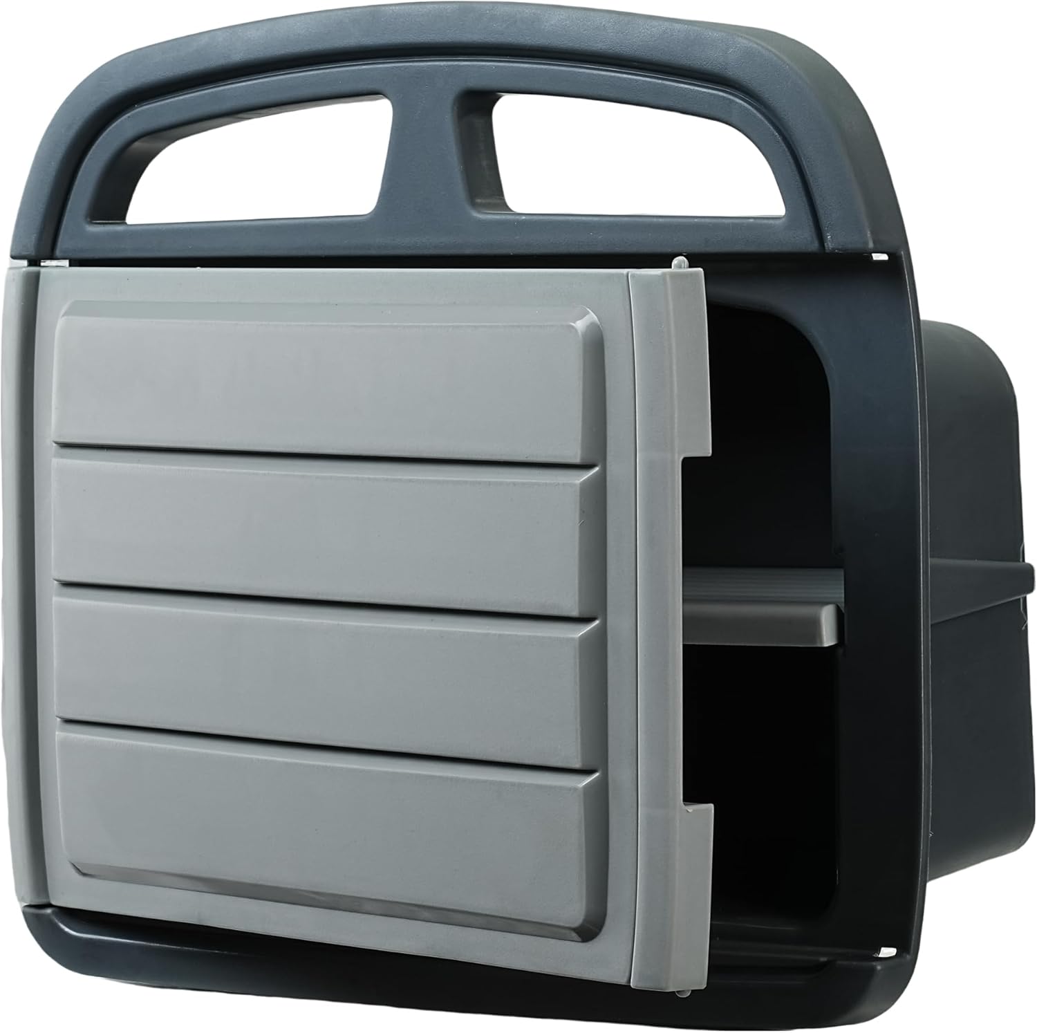 Garden Hose Holder with Nozzle Storage