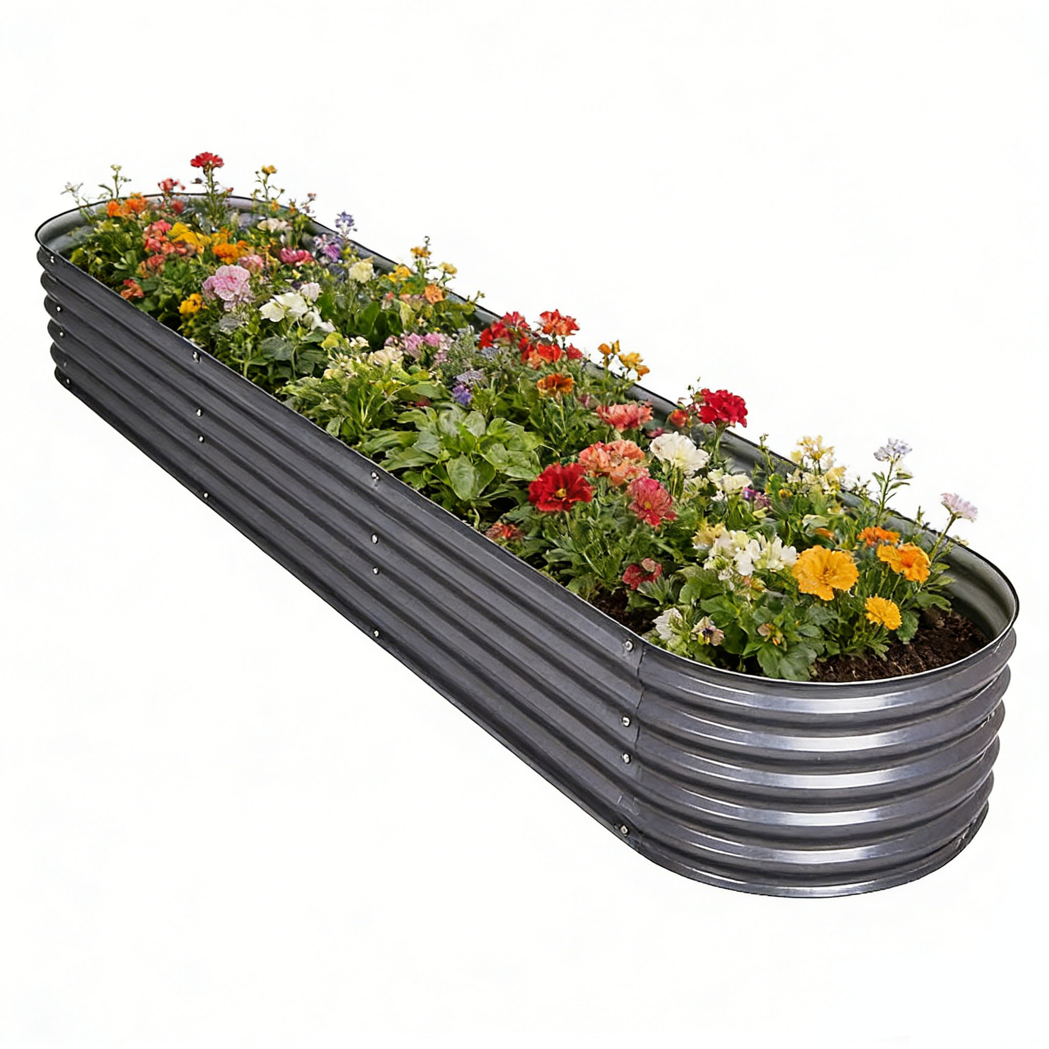 Galvanized Raised Garden Bed Kit
