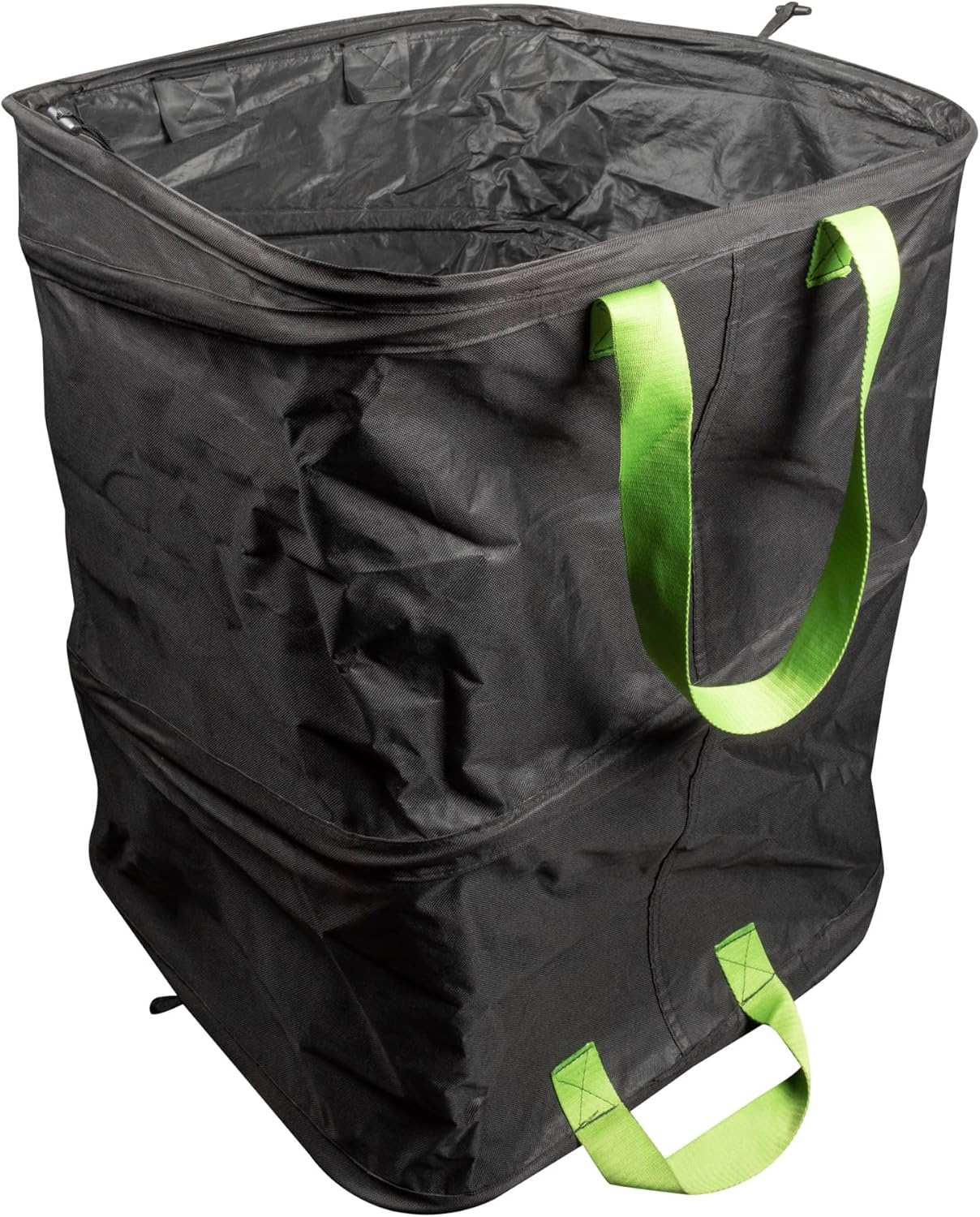 180 L Capacity, Square, Garden Bag for Green Waste, Garden Bag, Green Cut Bag, Leaf Bag, Tear-Resistant, Made of High-Quality Oxford 600D Fabric