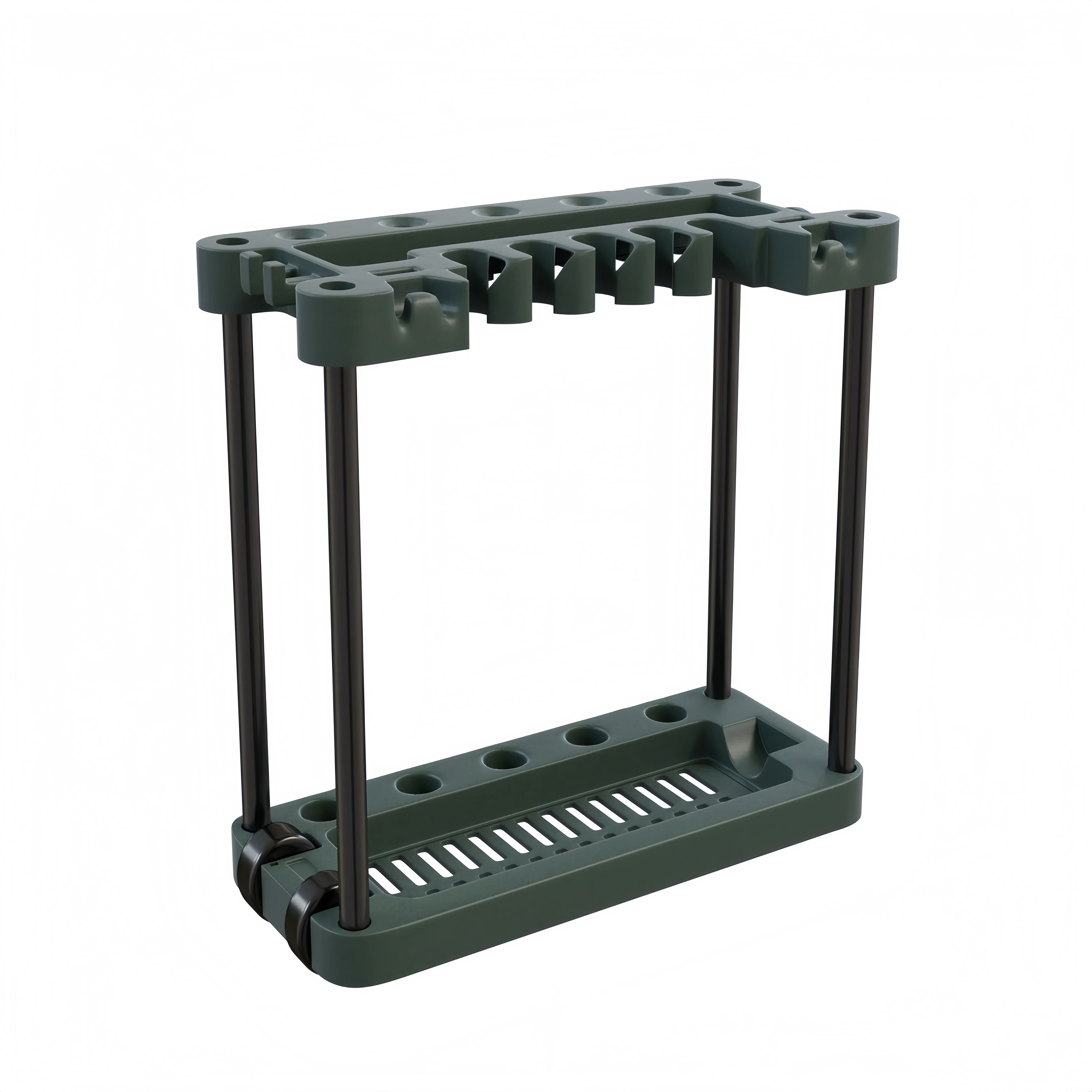 Garden Tools Storage Rack with Wheels