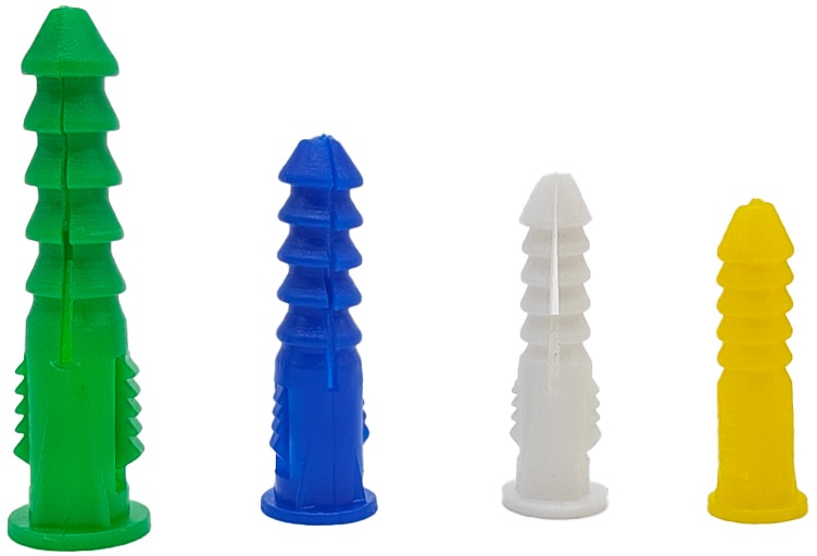 Plastic Nylon Wall Plug Anchor With Two Wings