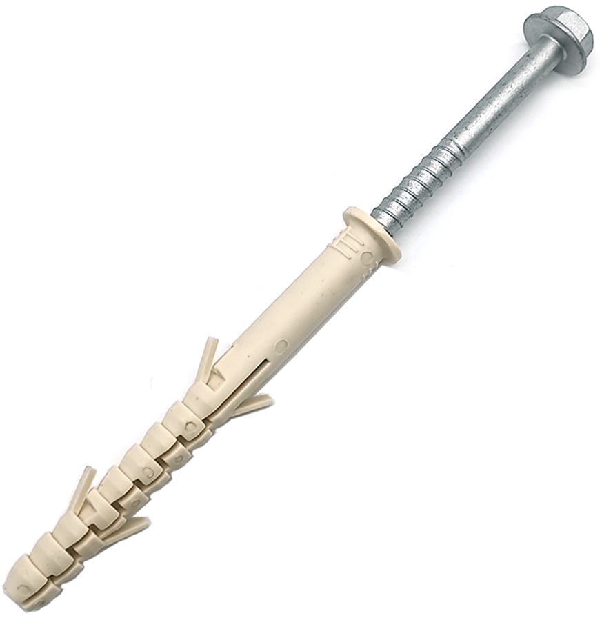 Fish Type Nylon Drive Anchor With Hexagon Socket Wood Screw