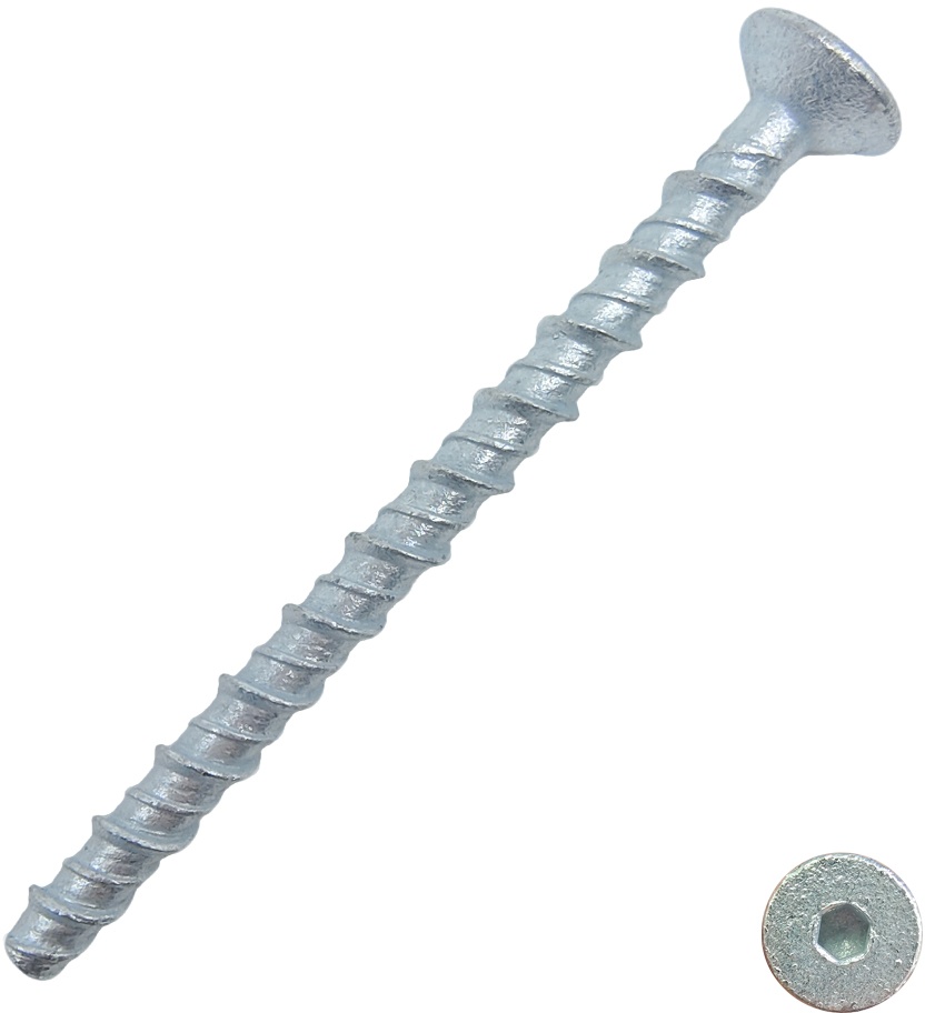 Countersunk Hex Socket Concrete Ankerbolt Screw