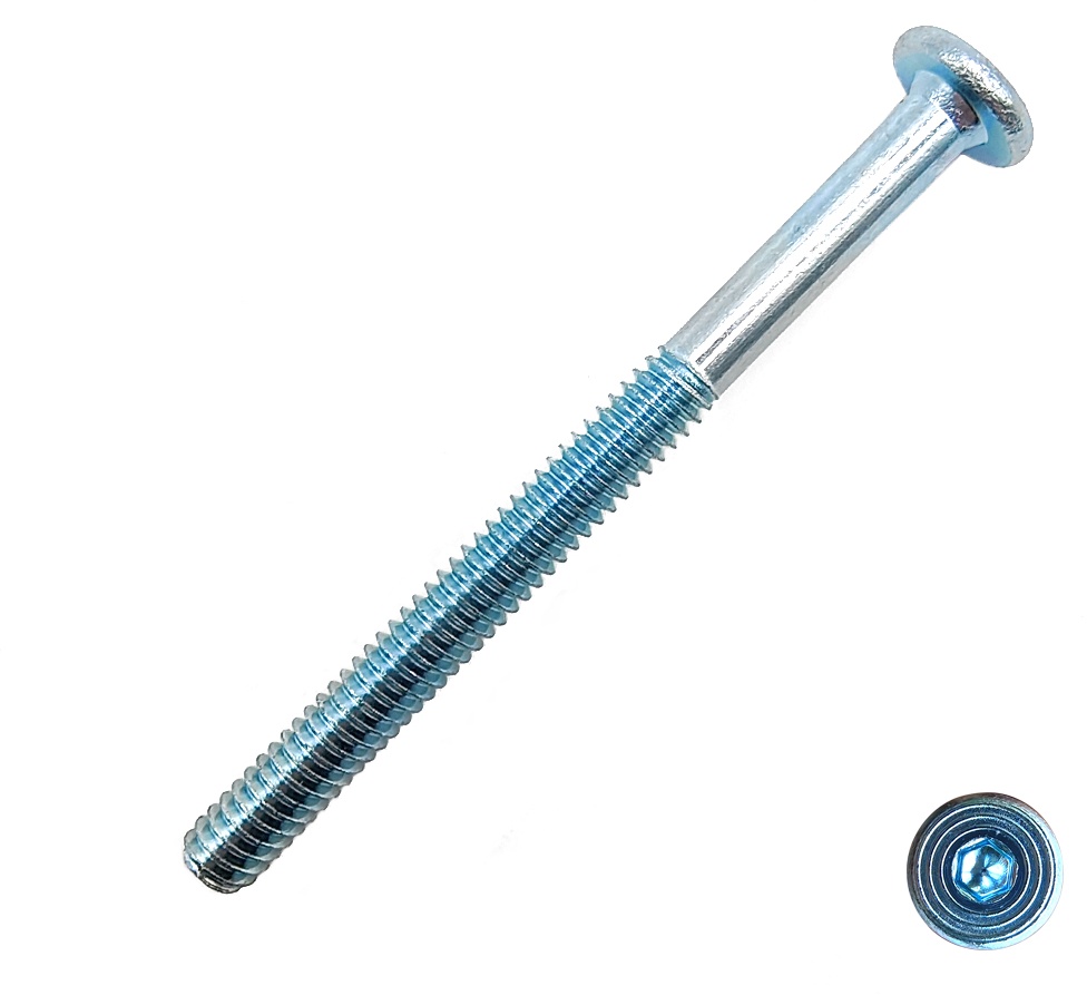 Flat Head Furniture Connector Bolt Furniture Screw