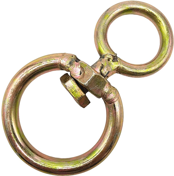 8 Figure Swivel Ring Rotating With Hex Bolt