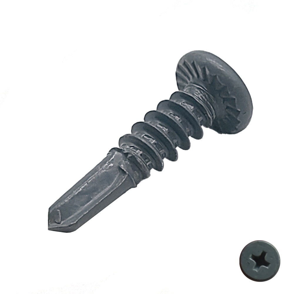 Phill Drive Flat Head Self Drilling Screw Serration Under Head