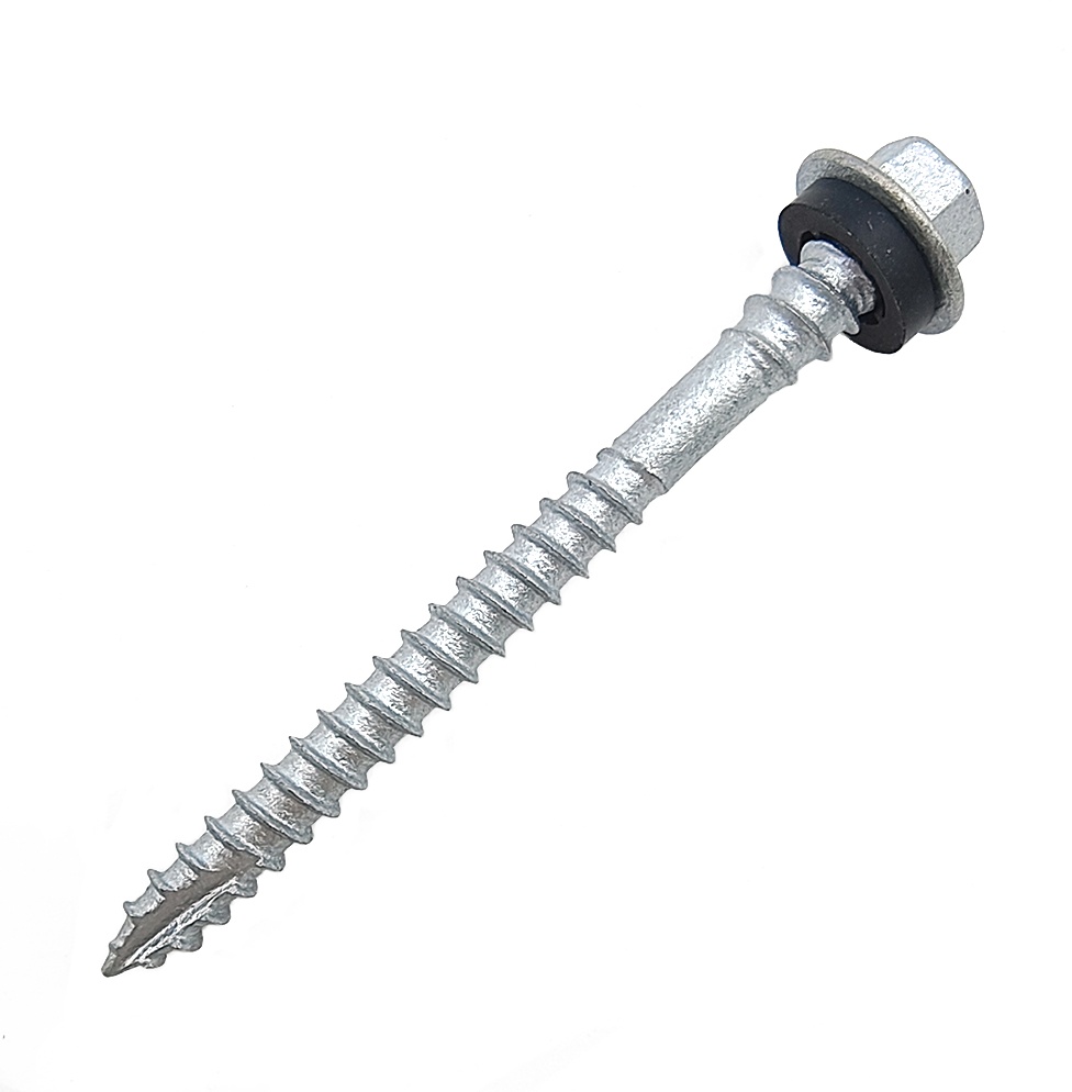 Mechanical Galvanizing Hex Flanged Head Double Thread Self Drilling Screw