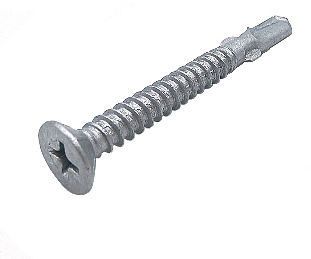 Ruspert Phill Drive Flat Head Self Drilling Screw With Wings