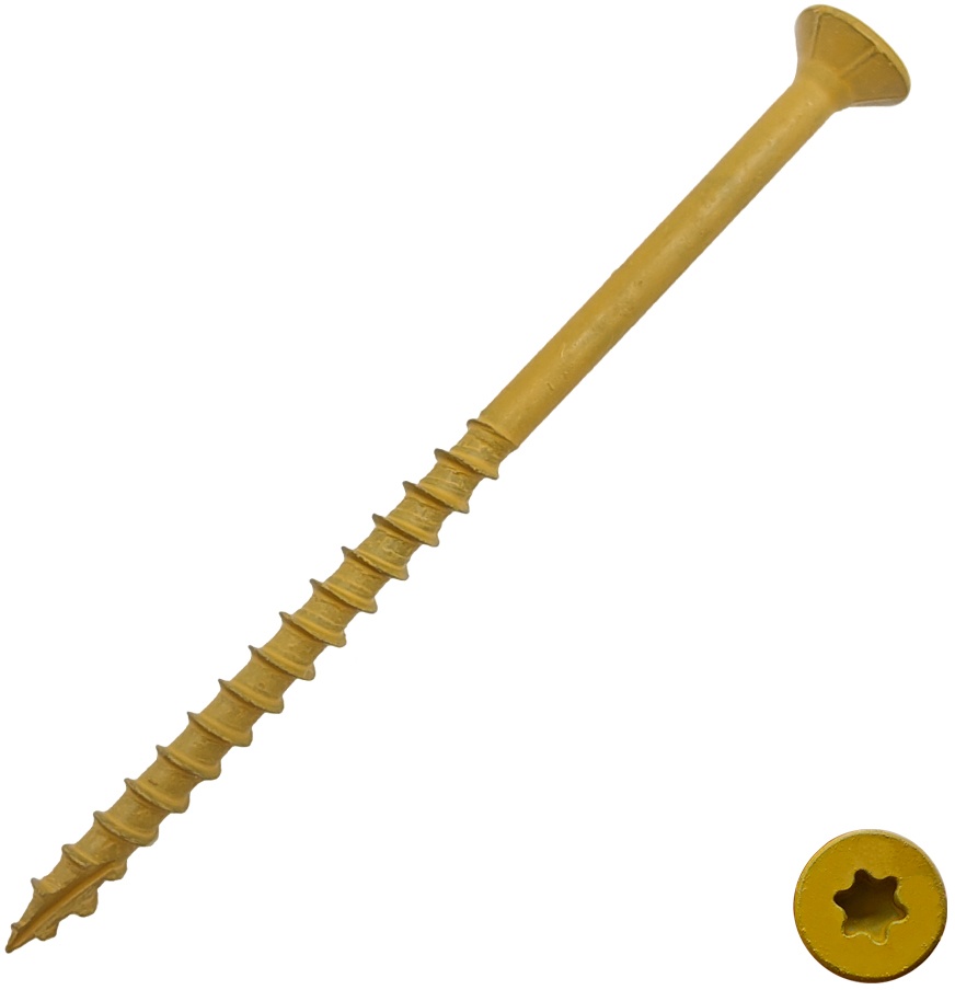 Torx Drive Flat Head Chipboard Screw Type 17 Ruspert