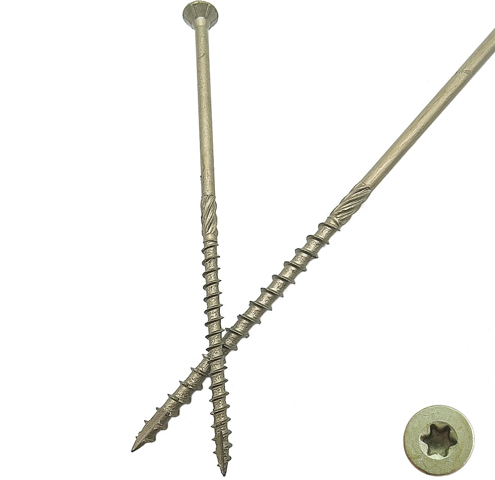 Ruspert Countersunk Head Torx Drive With Nibs Type 17 Cutting Point