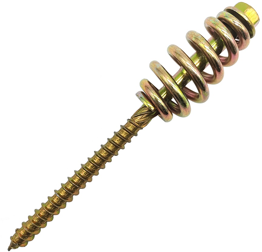 Russia Hex Flange Wood Screw With Spring Washer