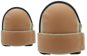 LIGHT LEATHER COVER KNEE PADS