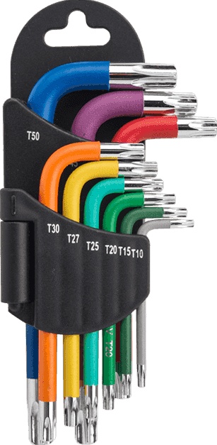 9pcs Short Arm Torx Key Set