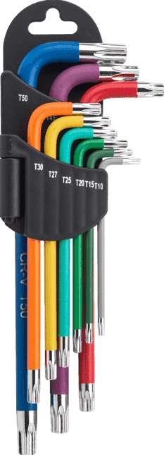 9pcs Long Arm Torx Key Set