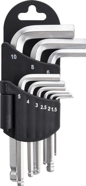 9pc Short Arm Ball Point Hex key Set