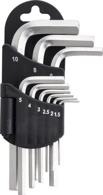 9pc Short Arm Hex key Set