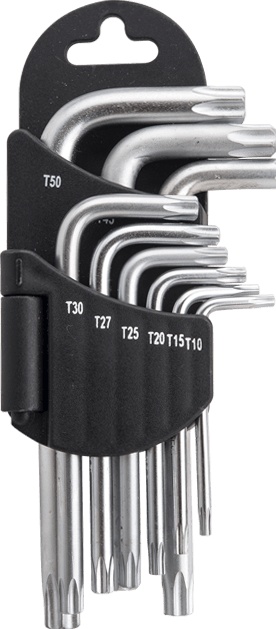 9pc Short Arm Torx key Set