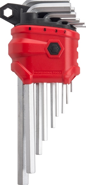 9pcs Long Arm Hex Key Set YJHK-2541