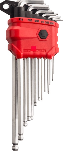 13pcs Extra Long Arm Ball Point Hex Key Set