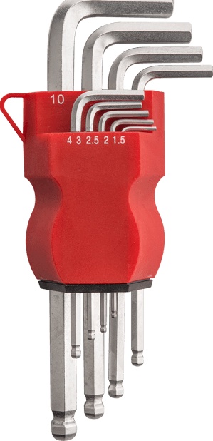9pcs Long Arm Ball Point Hex Key Set