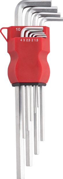 9pcs Extra Long Arm Hex Key Set