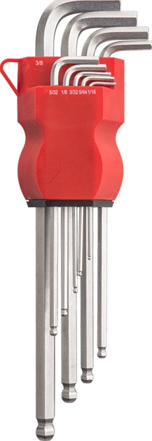 9pcs Extra Long Arm Ball Point Hex Key Set