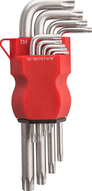 9pcs Long Art Torx Key Set