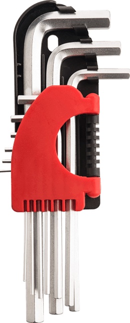 9pcs Long Arm Hex Key Set
