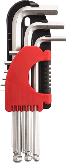 9pcs Long Arm Ball Point Hex Key Set