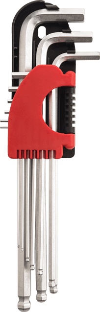9pcs Extra Long Arm Ball Point Hex Key Set