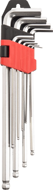 9pcs Extra Long Arm Ball Point Hex Key Set