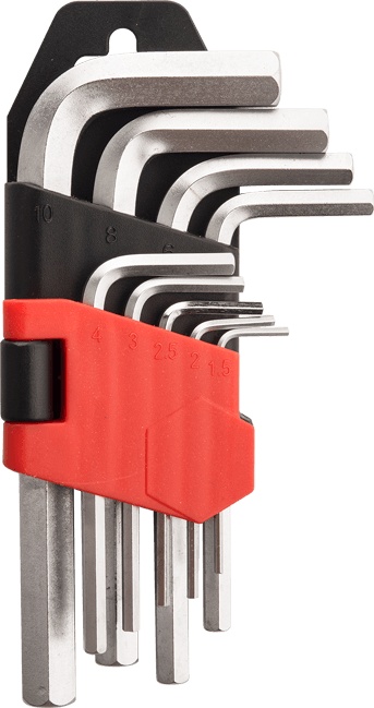 9pcs Short Arm Hex Key Set