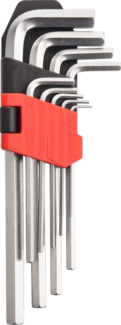 9pcs Long Arm Hex Key Set