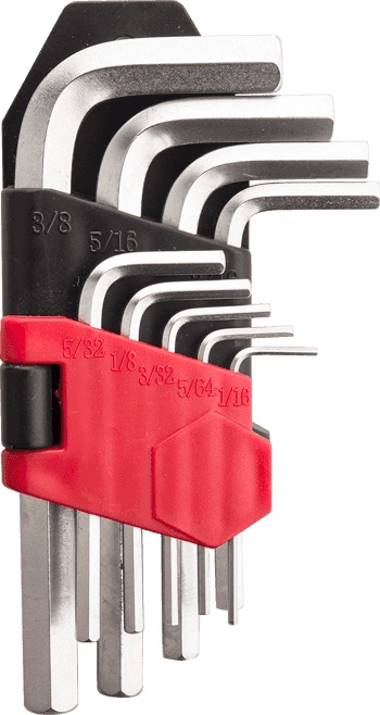 9pcs Short Arm Hex Key Set