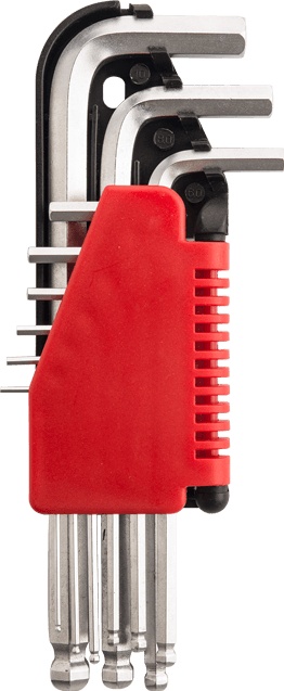 9pc Long Arm Ball Point Hex Key Set