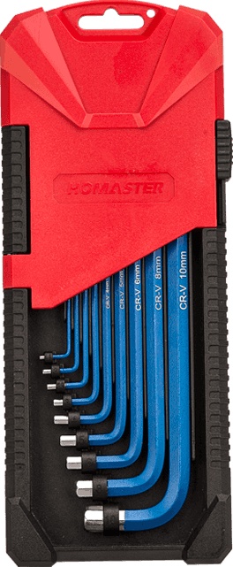 9pcs Extra Long Arm Hex Key Set