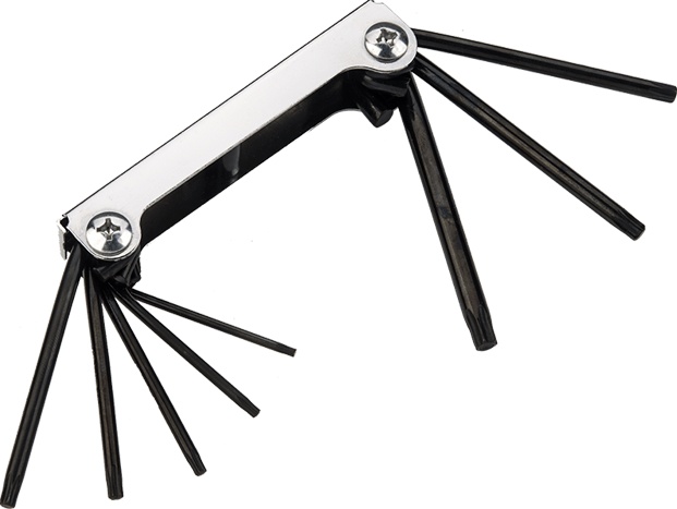 7pc Folding Torx Key Set