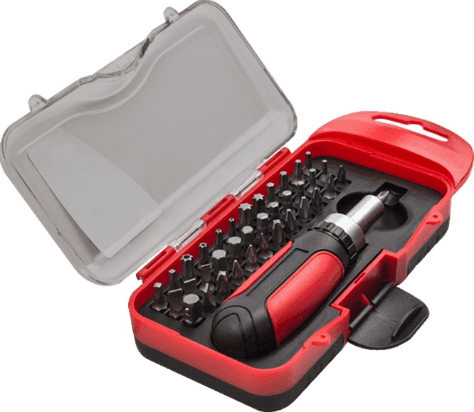 38pcs Ratcheting Screwdriver Set