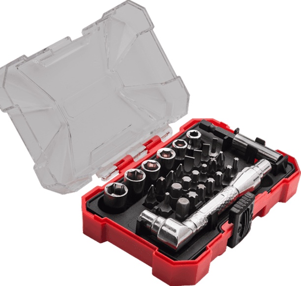 30pcs Screwdriver & Socket Set