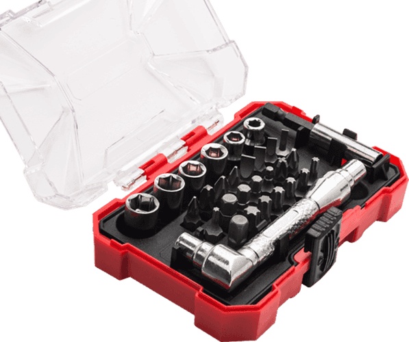 30pcs Screwdriver & Socket Set