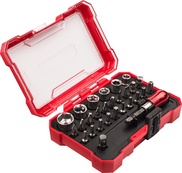 28pcs Sockets And Bits Set