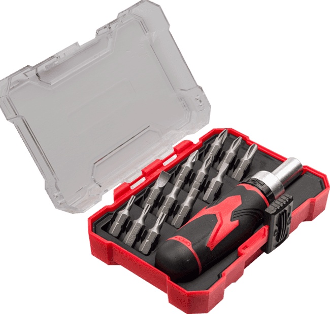 13pcs Ratcheting Screwdriver Set
