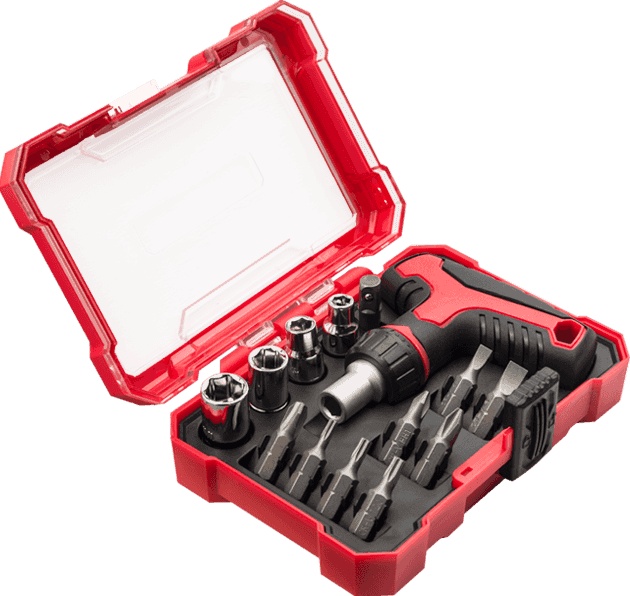 14pcs Mini Ratcheting T-handle Set