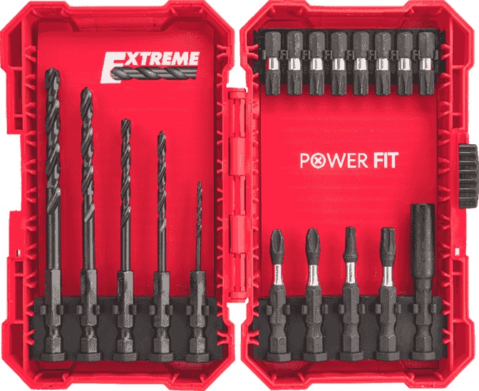18pcs Impact Tough Drill And Drive Set