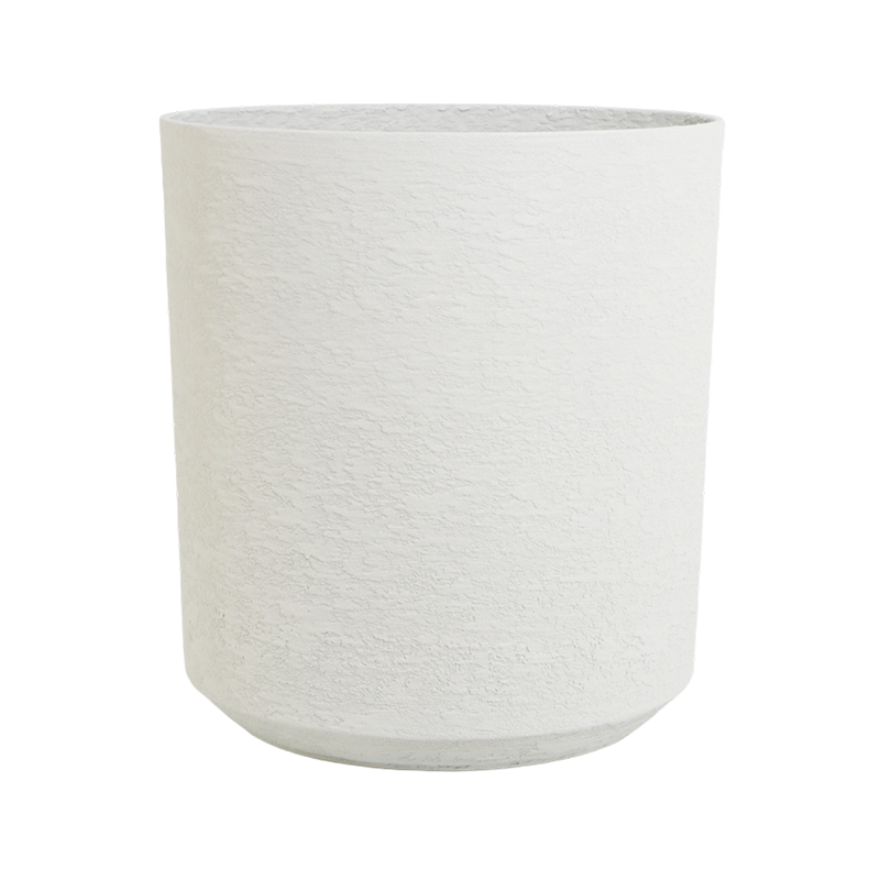 Textured Cylinder Versatile Plastic Flower Pot