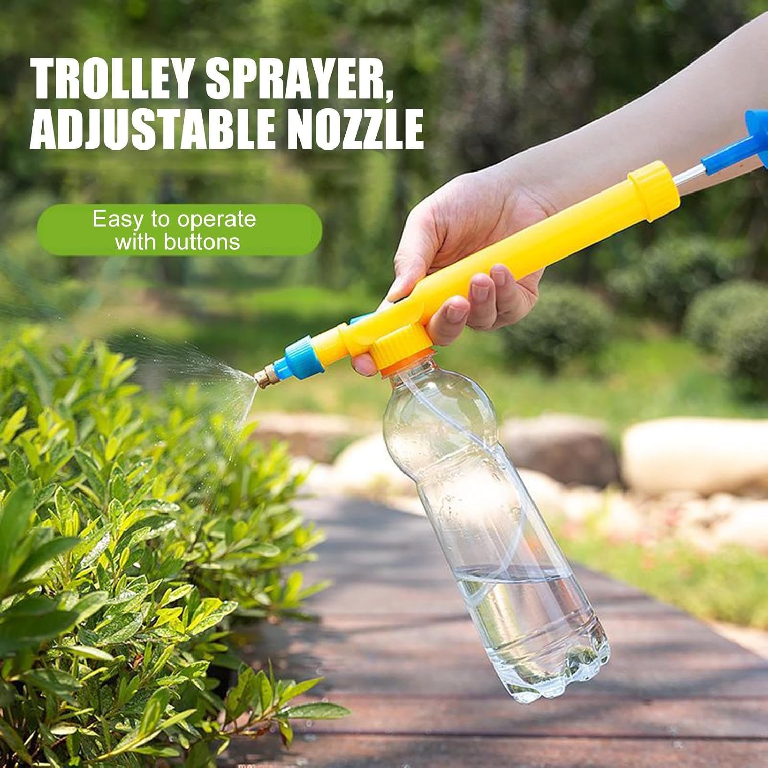 Bottle Garden Sprayer Long Handle