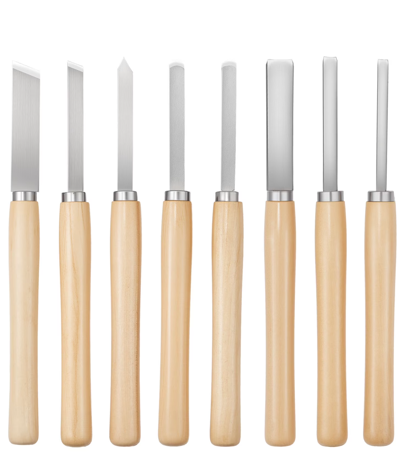 Wood Lathe Turning Tool Set,8PCS